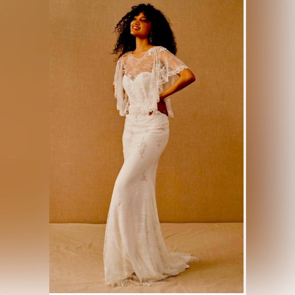 Anthropologie Dresses Sachin And Babi Anthro Dahlia Wedding Gown Poshmark